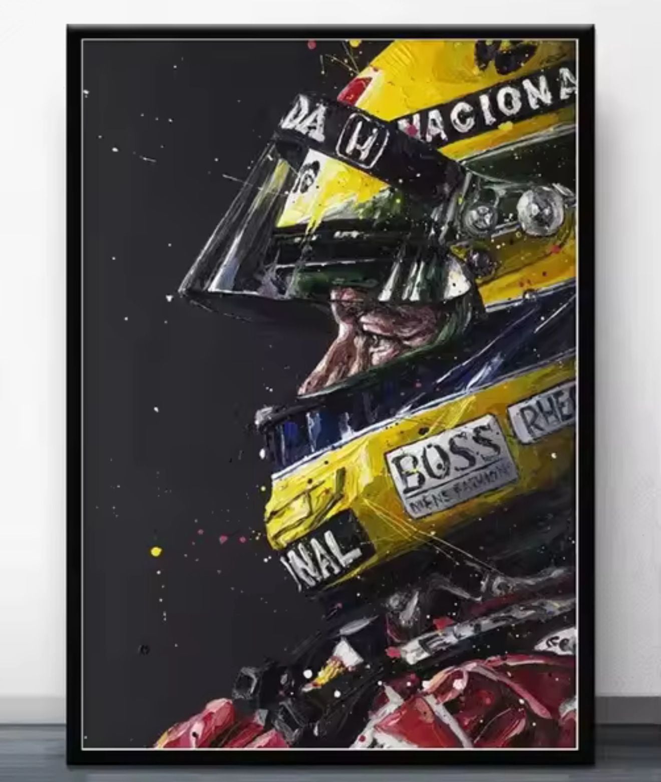 Senna: The Focused Mind – Premium Wall Art