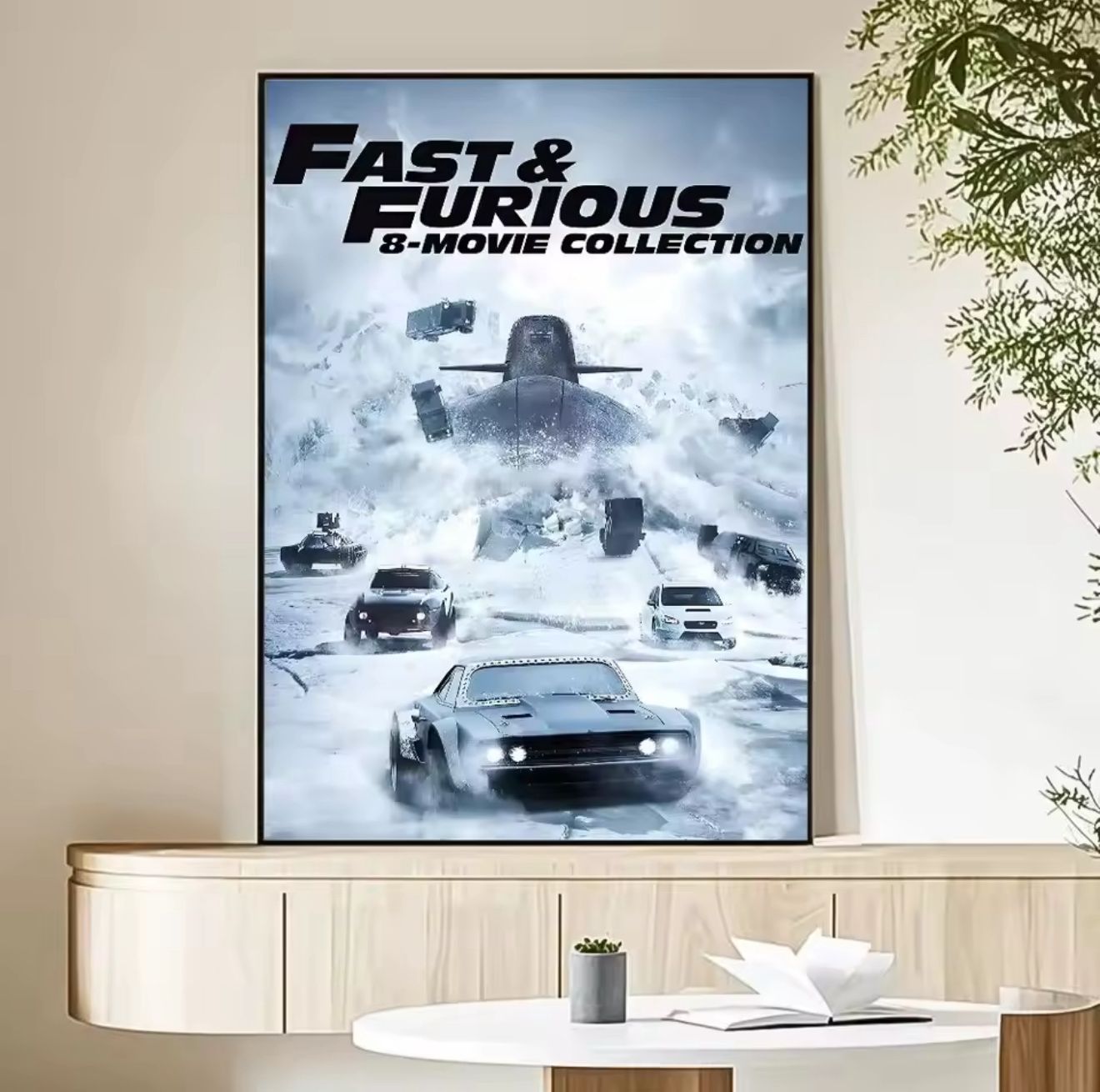 Fast & Furious 8 Movie Poster – Premium Wall Art