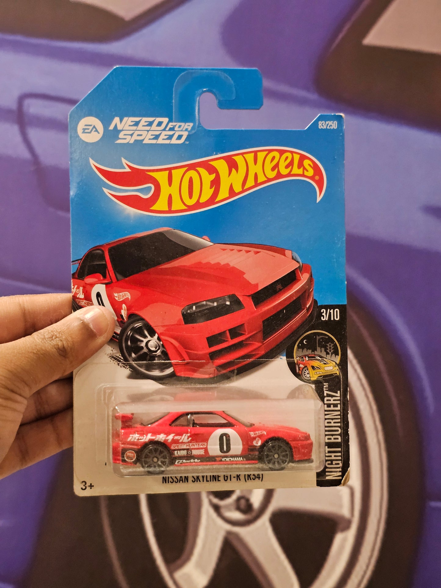 Hotwheels Need for Speed Nissan Skyline GT-R (R34)
