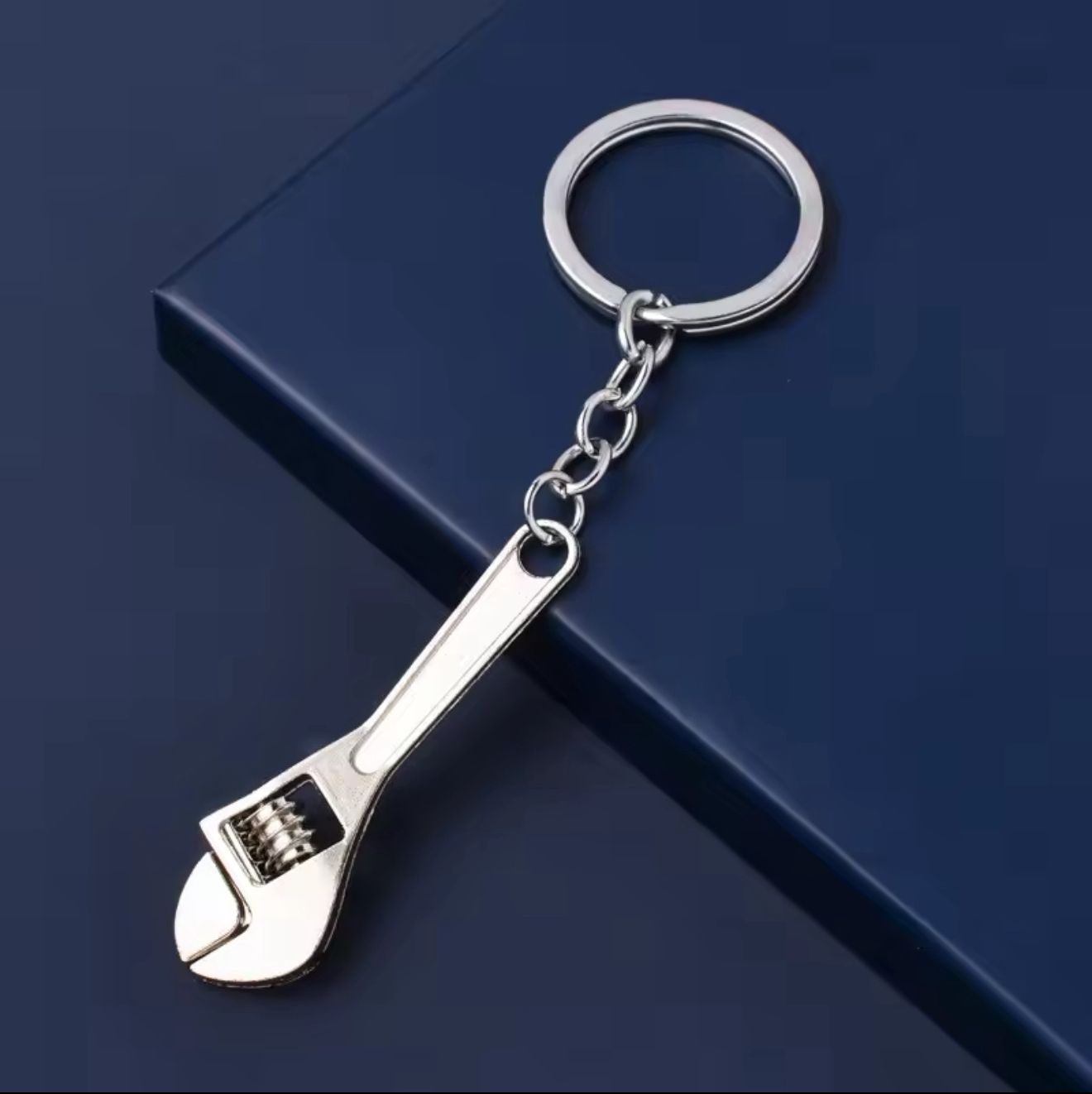 Miniature Adjustable Wrench Keychain