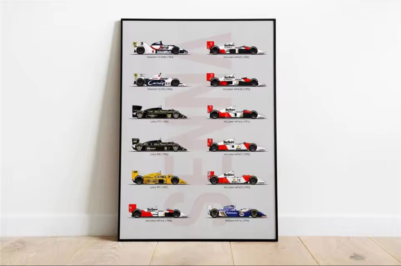 Senna: The Evolution of a Legend – Premium Wall Art