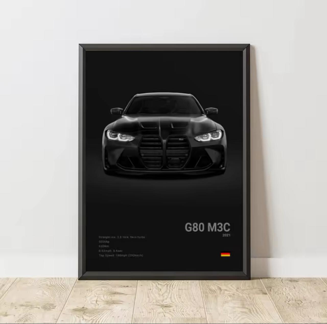 G80 M3C – Premium Automotive Wall Art