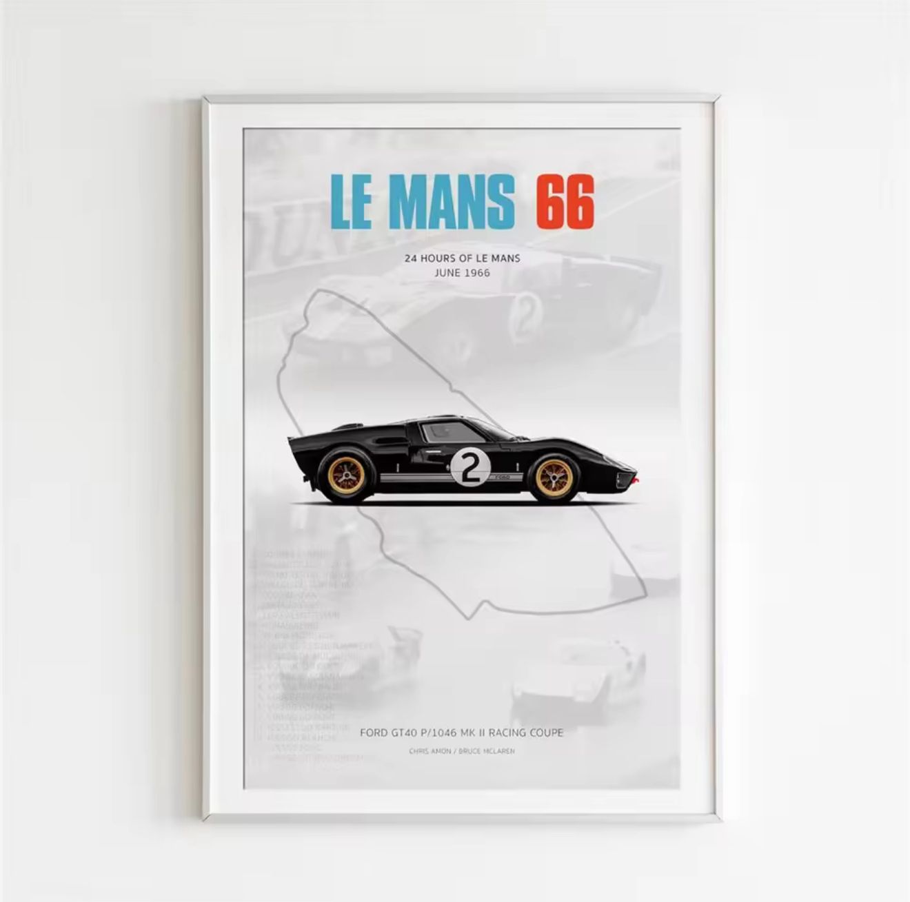 Le Mans 66: The Great American Victory – Premium Wall Art