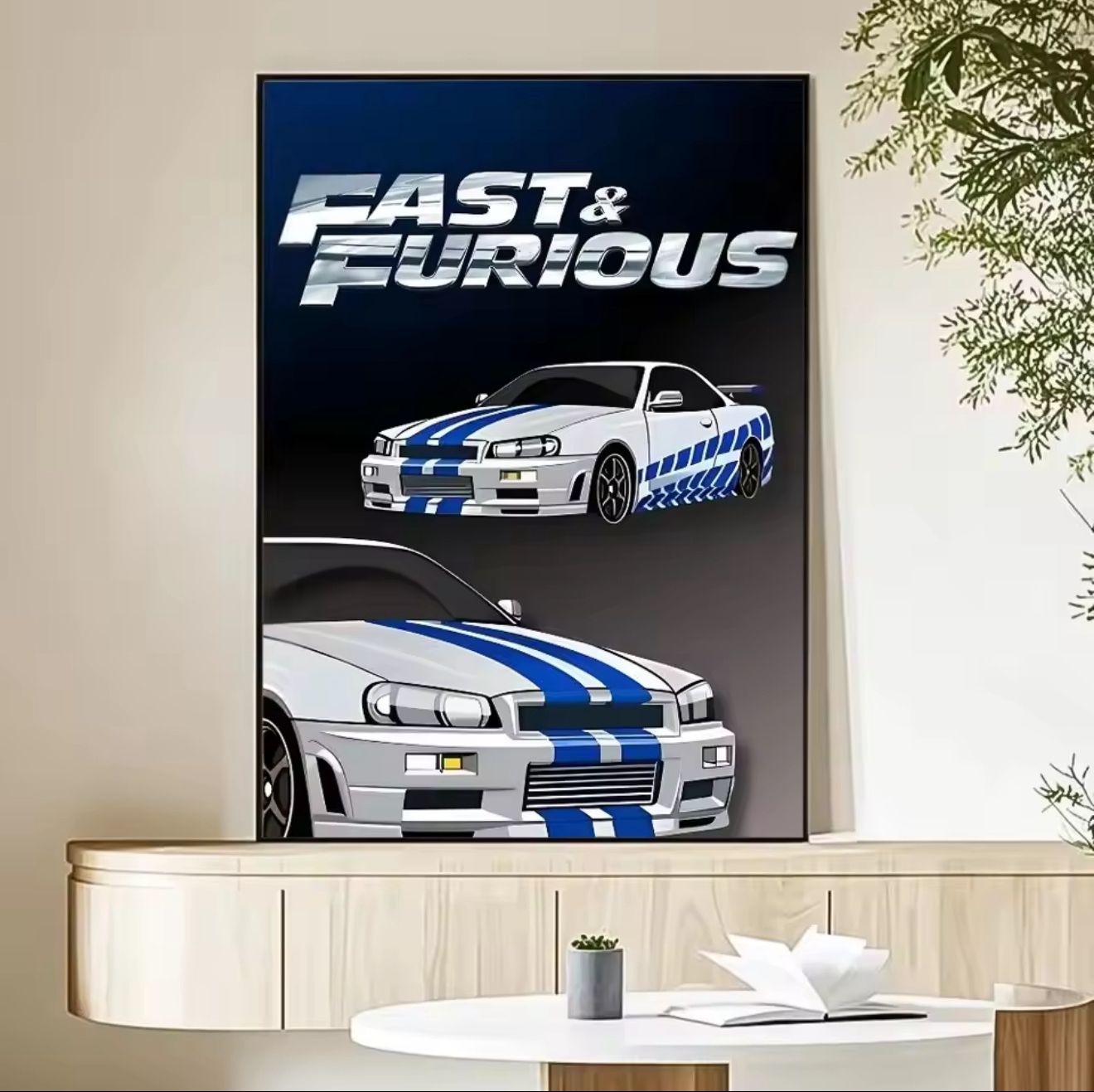 Fast & Furious: The Skyline Legacy – Premium Wall Art