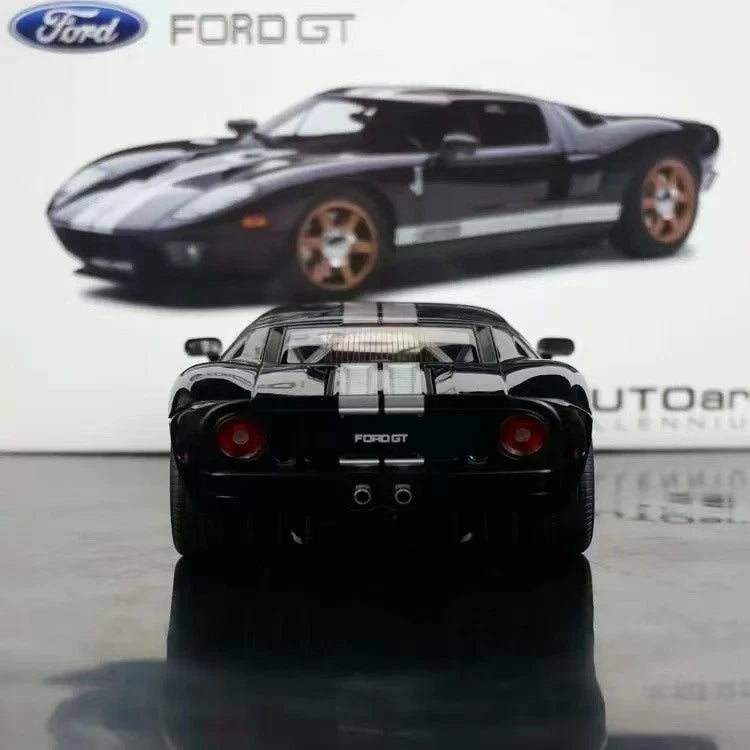 AUTOart 1/18 Ford GT 2004 – Mark II Black / White Stripes