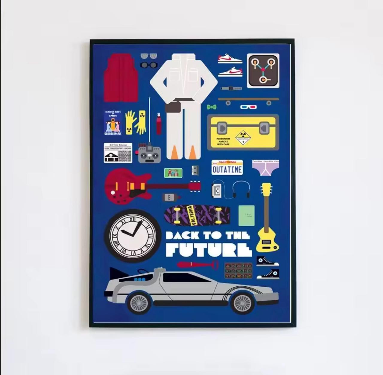 Back to the Future: The Ultimate Essentials – Premium Movie Art Frame (30x40 cm)