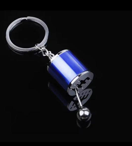6-Speed Manual Gated Shifter Keychain (Blue)