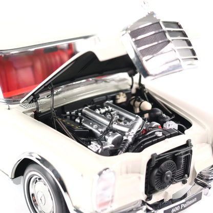 Kengfai 1/18 Mercedes-Benz 600 Pullman (W100) – White with Red Interior