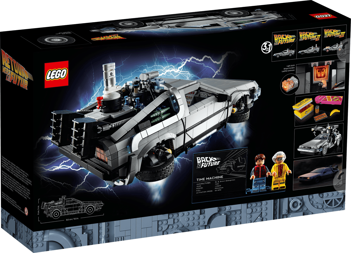 LEGO® Icons Back to the Future Time Machine