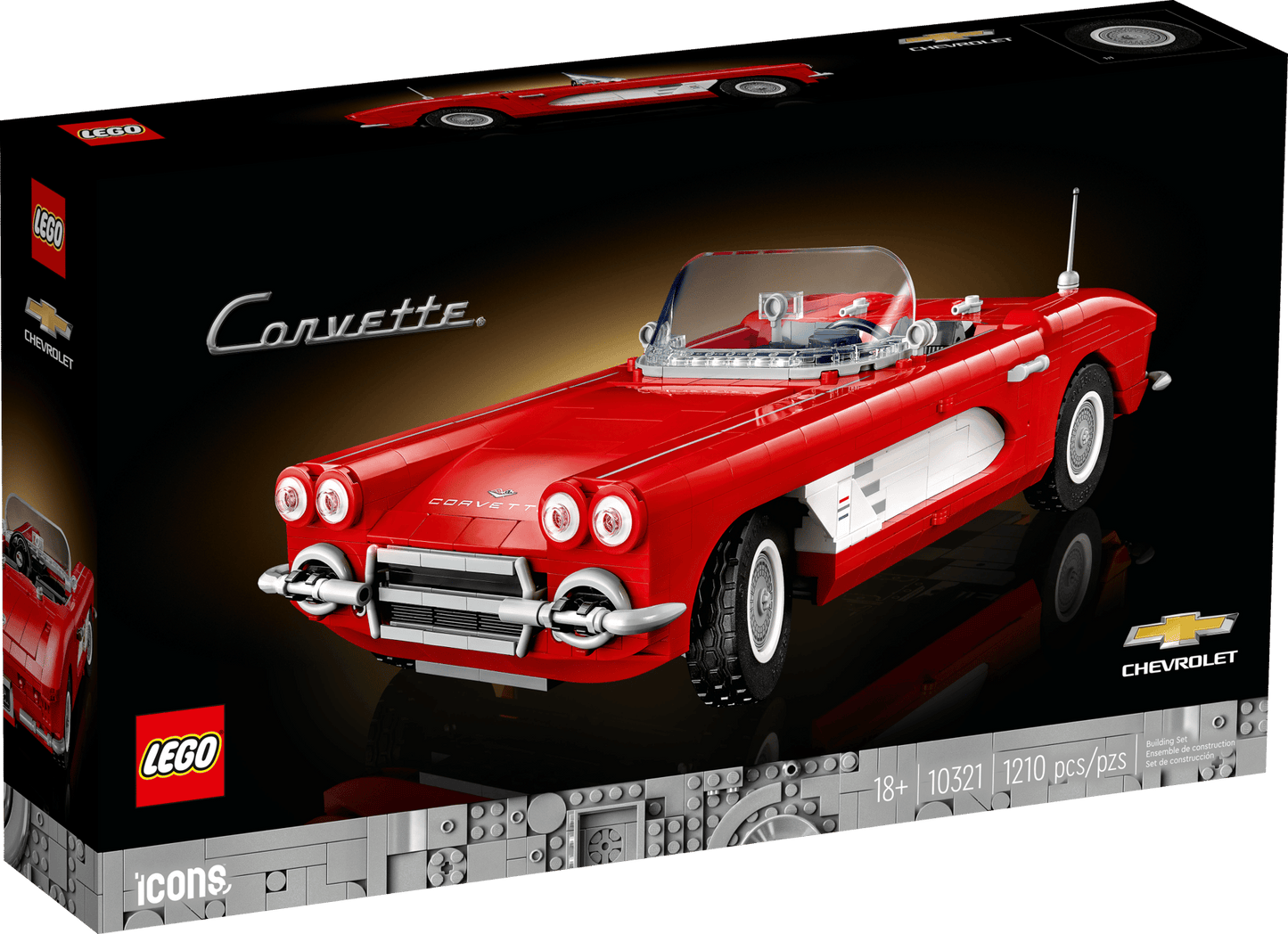 LEGO® Icons Chevrolet Corvette 1961