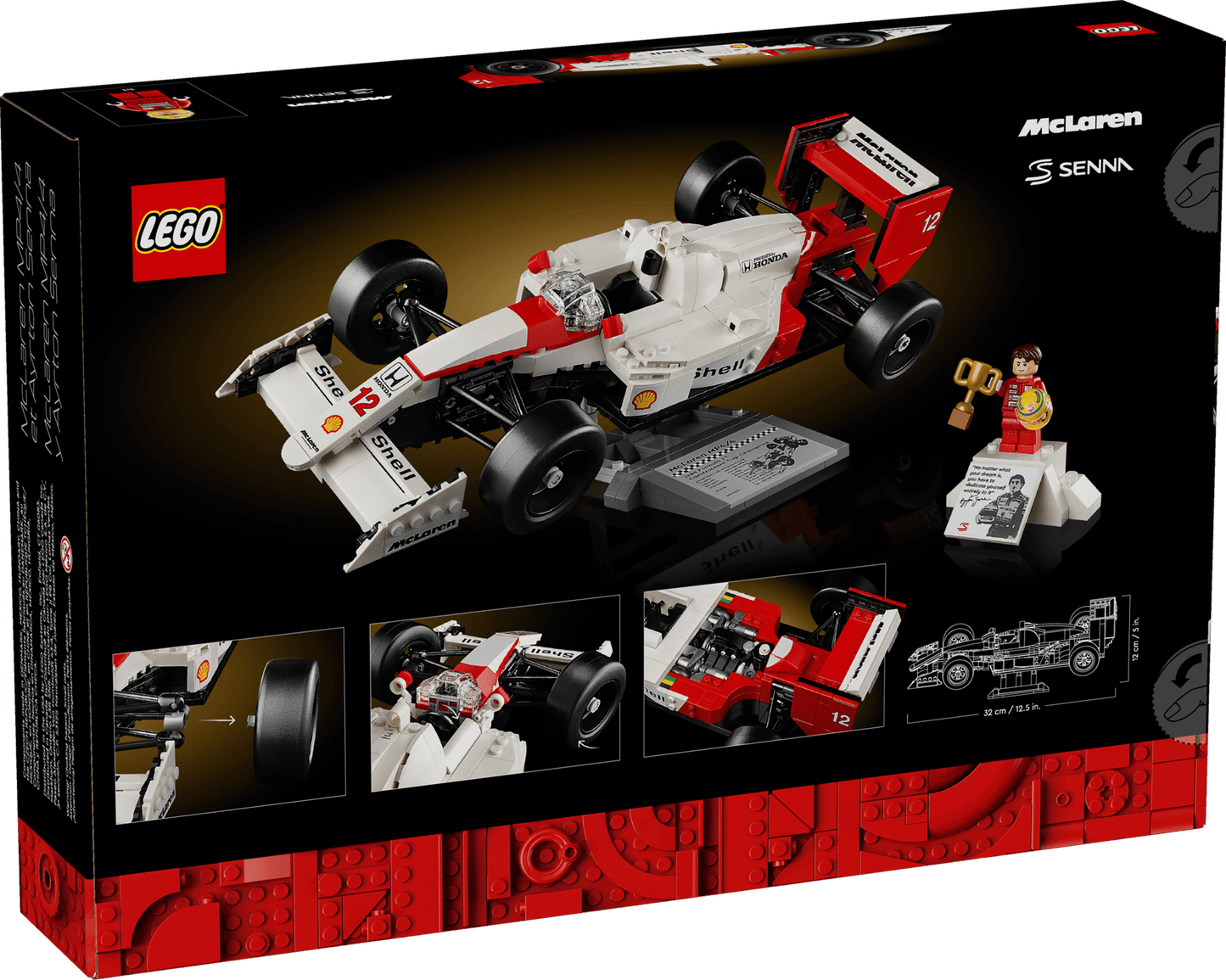 LEGO® Icons McLaren MP4/4 & Ayrton Senna
