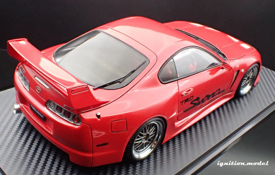 Ignition Model 1/18 Toyota TRD Supra (A80) 3000GT – Red