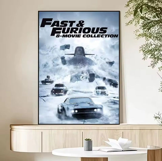 Fast & Furious 8 Movie Poster – Premium Wall Art