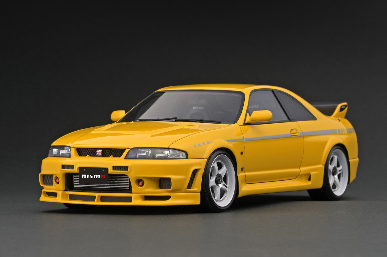Ignition Model 1/18 Nismo 400R (BCNR33) – Yellow