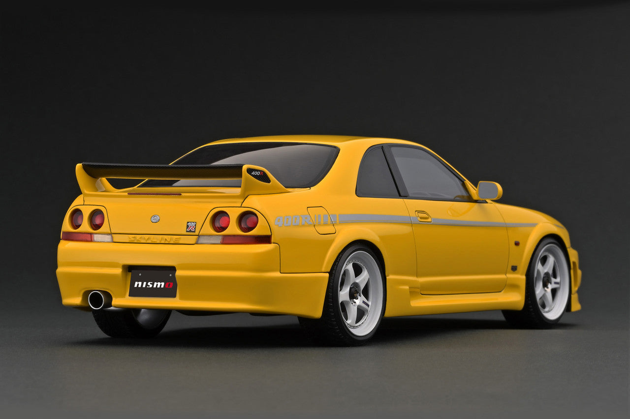 Ignition Model 1/18 Nismo 400R (BCNR33) – Yellow