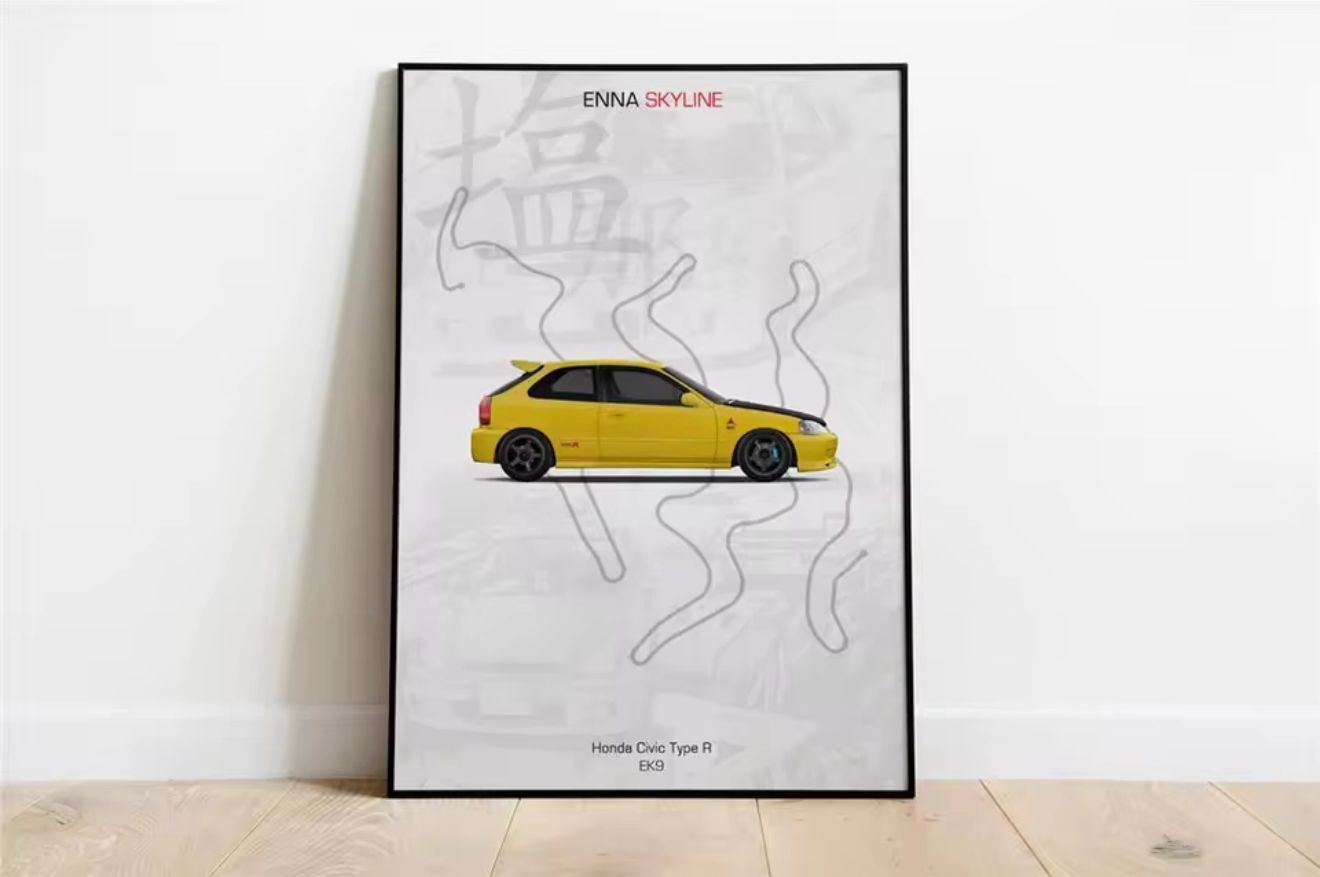 Enna Skyline: The VTEC Roar – Premium Wall Art