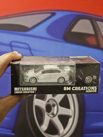 BM Creations 1/64 Mitsubishi Lancer Evolution X (White)