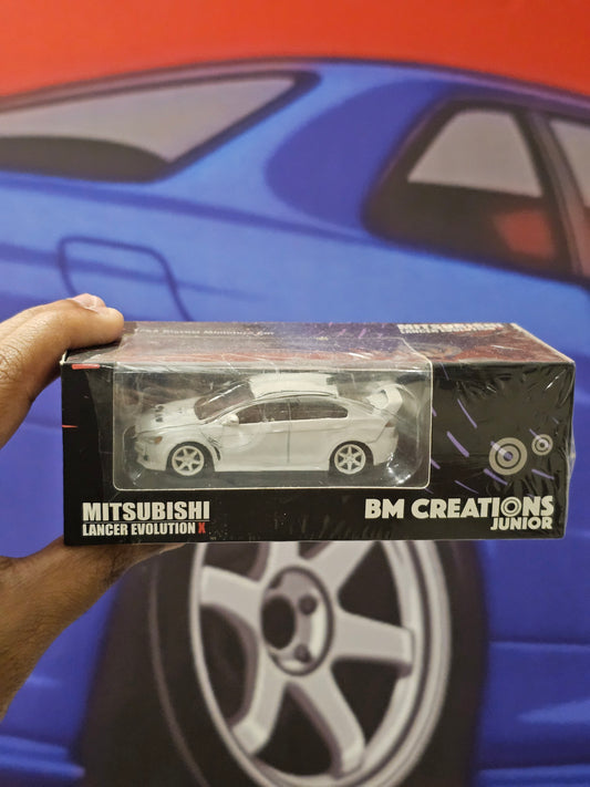 BM Creations 1/64 Mitsubishi Lancer Evolution X (White)
