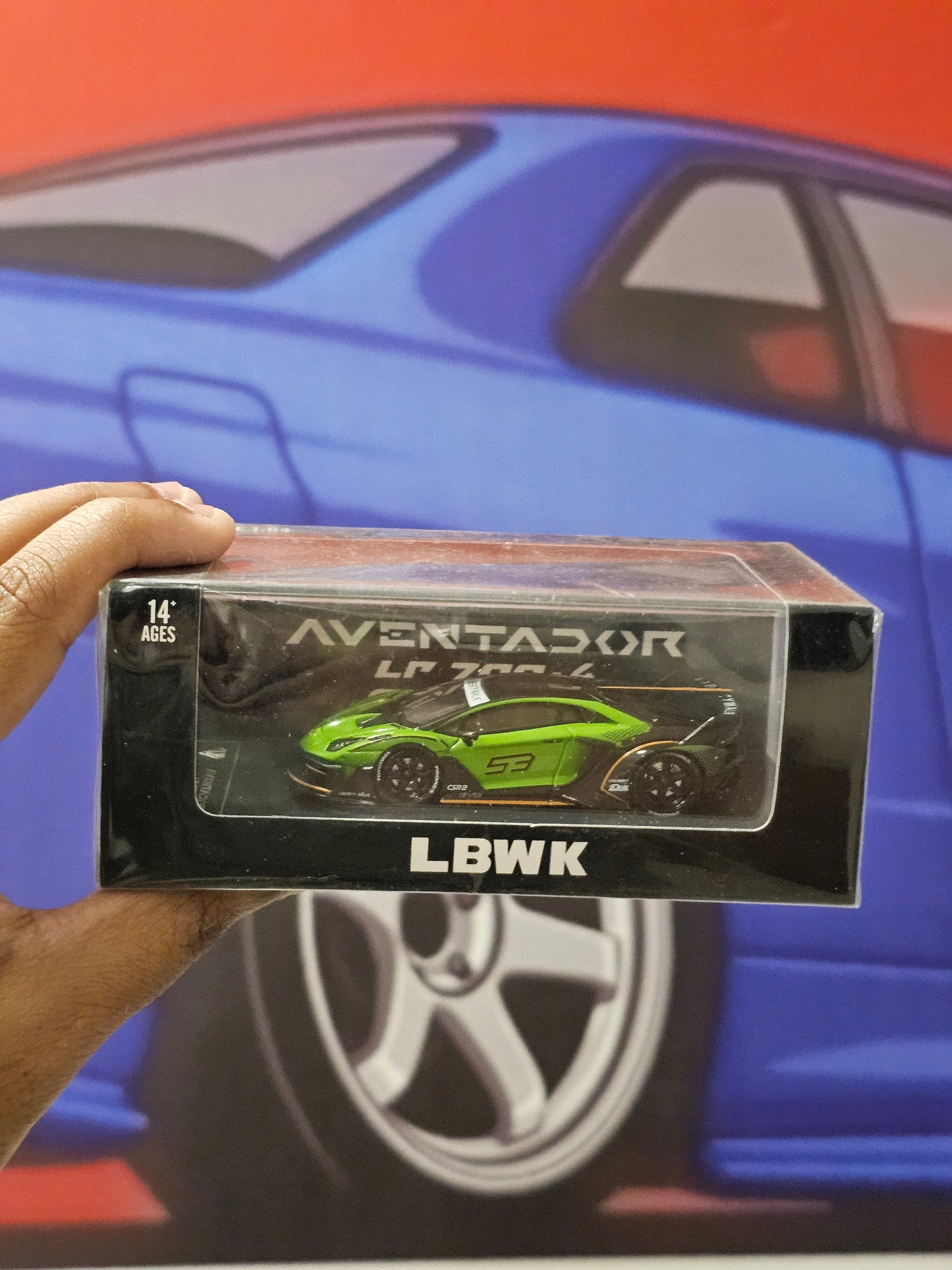StarModel 1/64 Lamborghini Aventador LP 700-4 LBWK (Liberty Walk)
