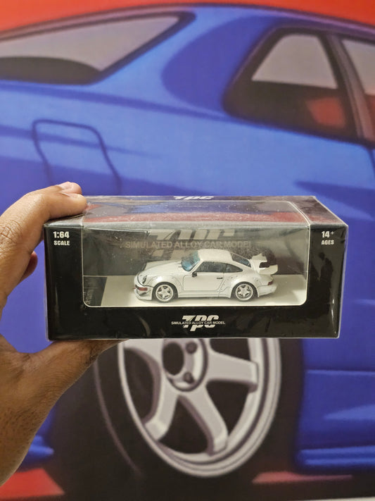 TPC 1/64 Scale Porsche 911 (964) RWB (White)