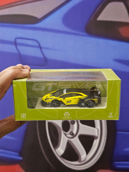 Liberty Walk x Timemicro 1/64 Lamborghini Aventador GT Evo