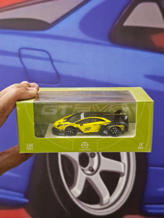 Liberty Walk x Timemicro 1/64 Lamborghini Aventador GT Evo