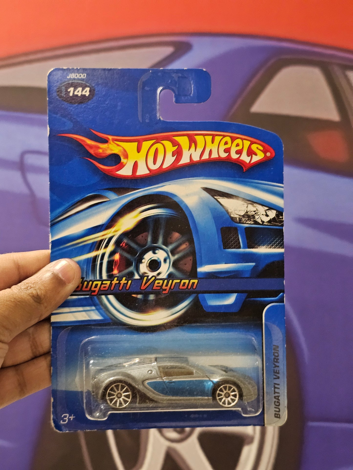 Hotwheels Classic Bugatti Veyron (Silver) – Rare Release