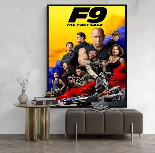 F9: The Fast Saga Poster - Premium Wall Art