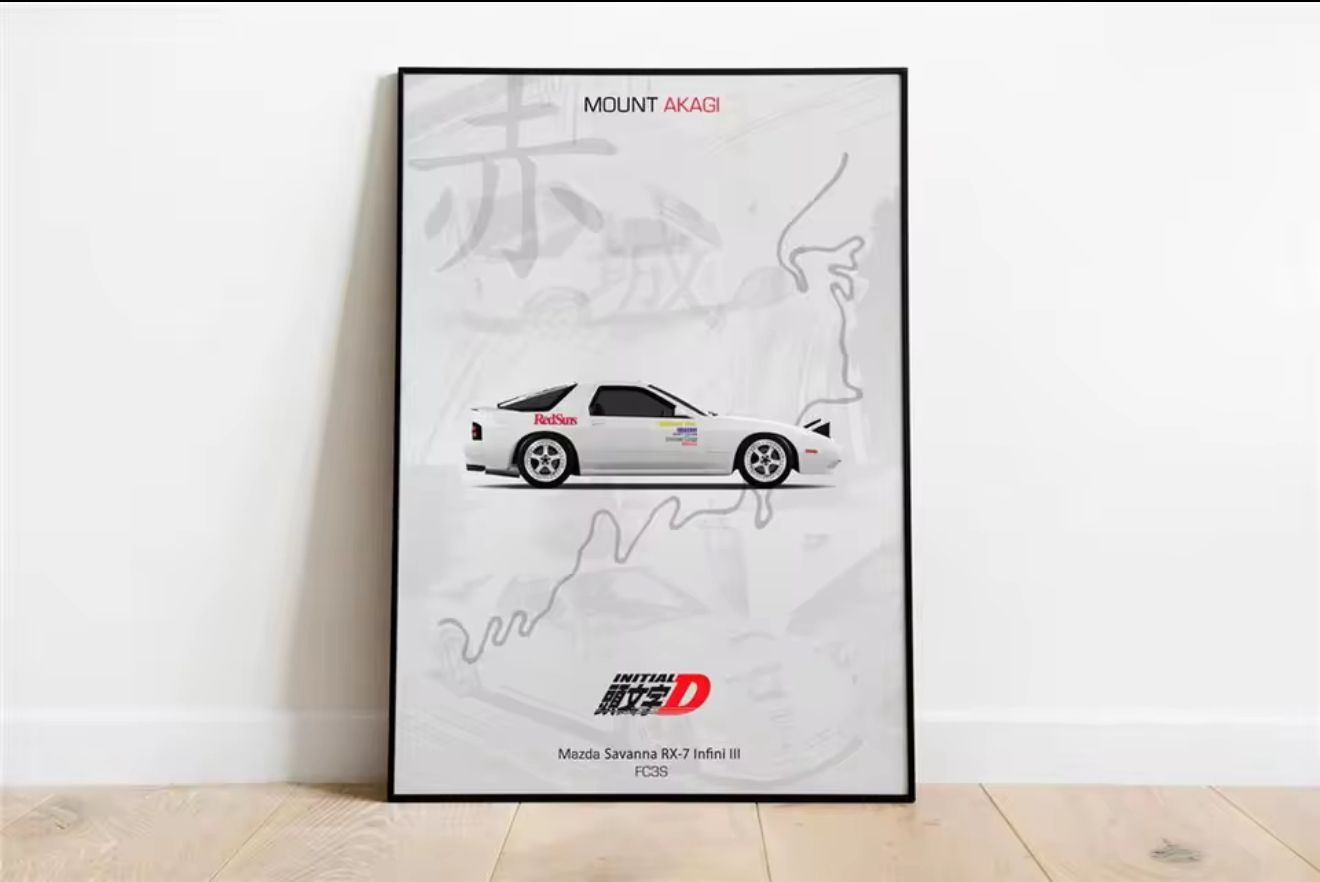 Mount Akagi: The White Comet – Premium Wall Art