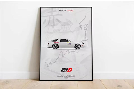 Mount Akagi: The White Comet – Premium Wall Art