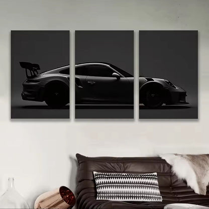 Porsche 911 GT3 RS: Precision Trio – Premium Wall Art