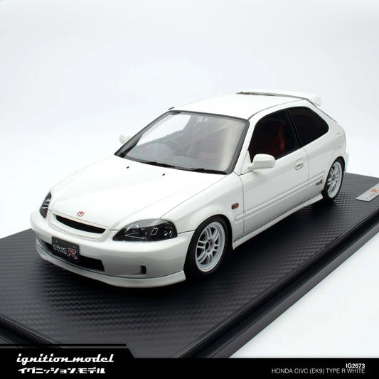 Ignition Model 1/18 Honda Civic (EK9) Type R (White)