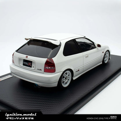 Ignition Model 1/18 Honda Civic (EK9) Type R (White)
