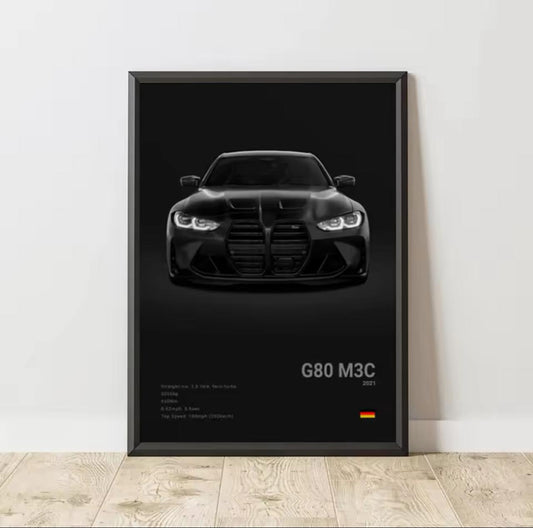 G80 M3C – Premium Automotive Wall Art