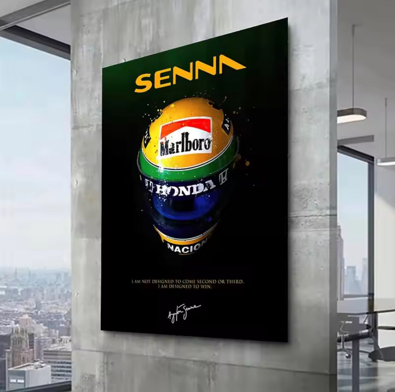 Senna Supremacy: Designed to Win – Premium Wall Art