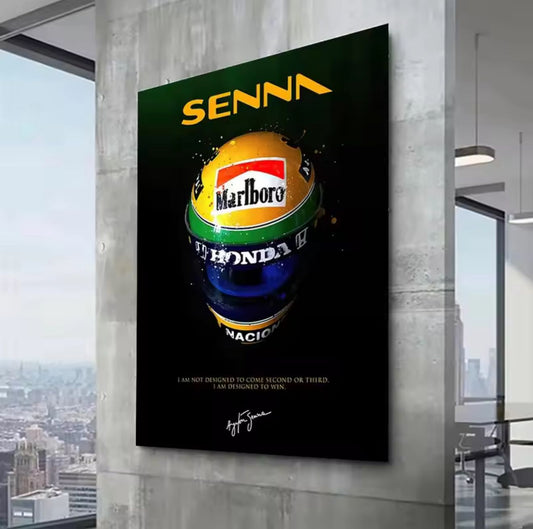Senna Supremacy: Designed to Win – Premium Wall Art