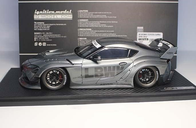 Ignition Model 1/18 LB-WORKS Toyota Supra MK5 – Dark Grey