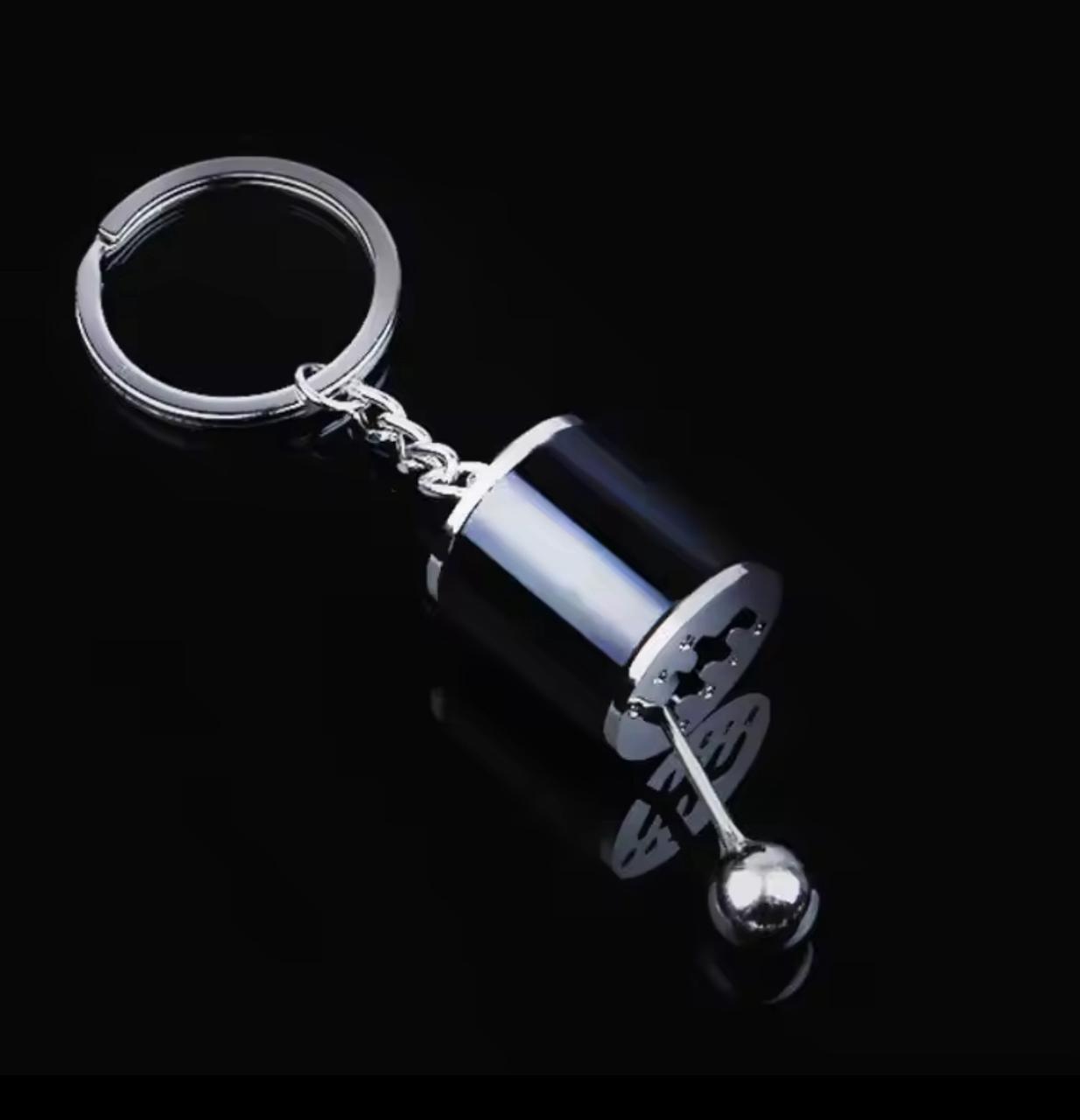 6-Speed Manual Gated Shifter Keychain (Black)