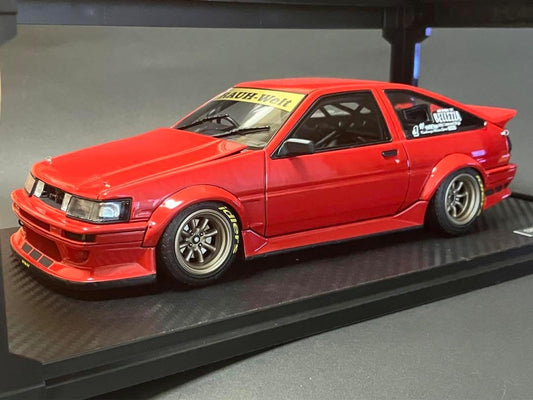 Ignition Model 1/18 Toyota Corolla Levin (AE86) – Red
