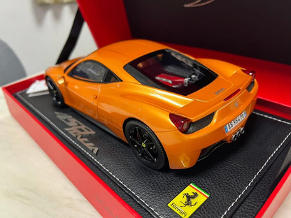 BBR 1/18 Ferrari 458 Italia (Orange)