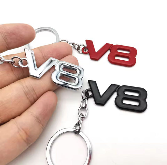 Classic V8 Performance Emblem Keychain