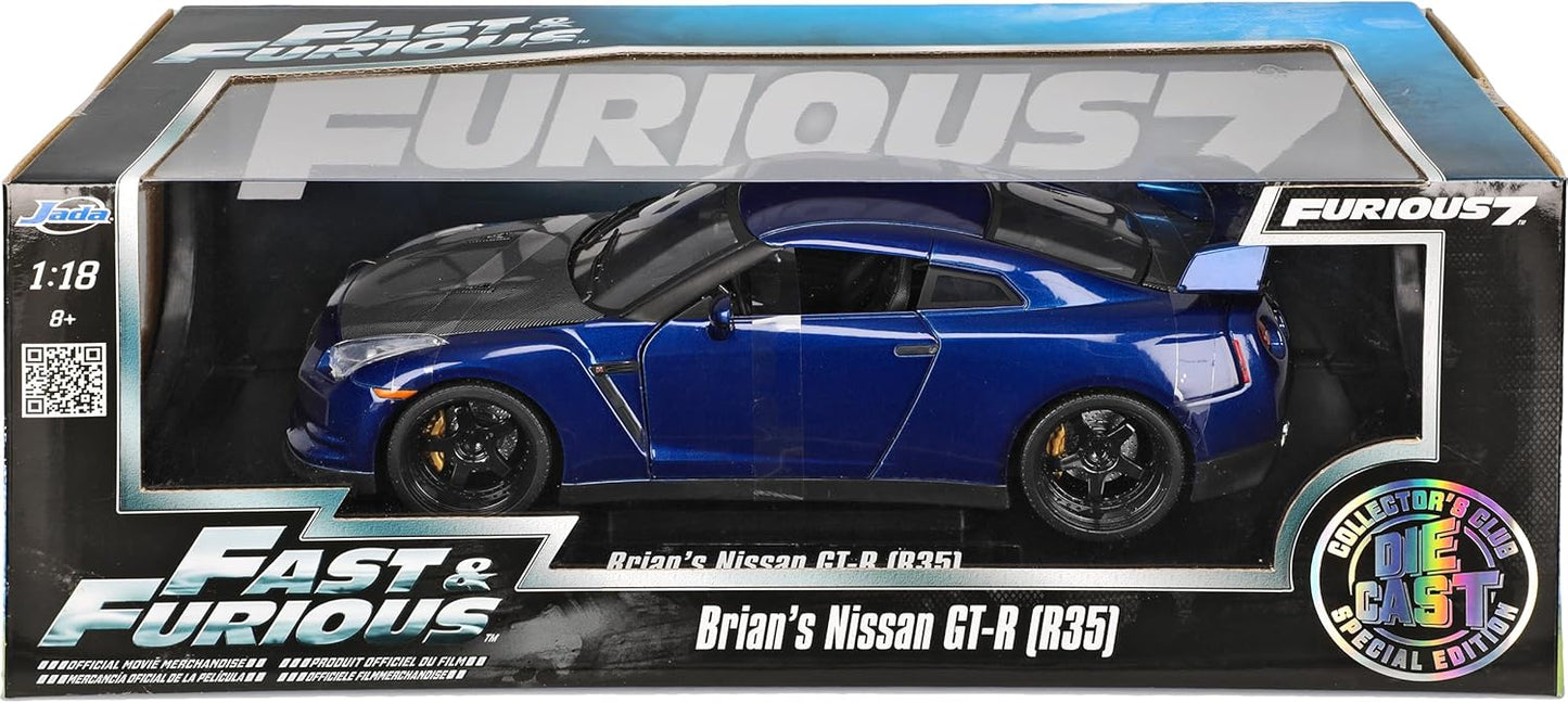 Jada Toys 1/18 Brian's Nissan GT-R (R35) – Furious 7