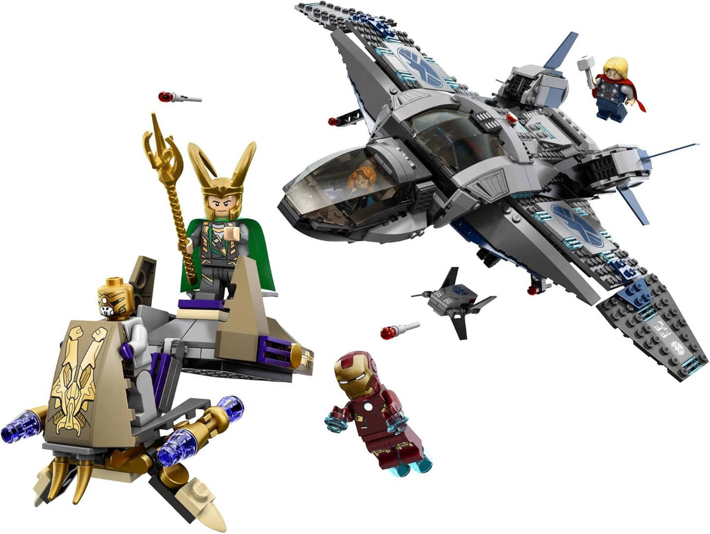 LEGO® Marvel™  Quinjet Aerial Battle