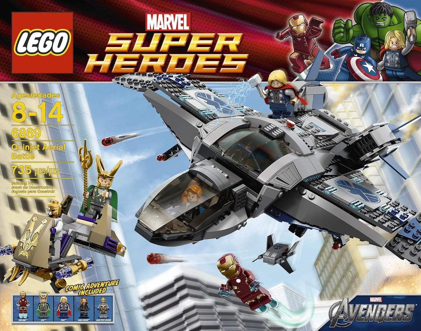 LEGO® Marvel™  Quinjet Aerial Battle