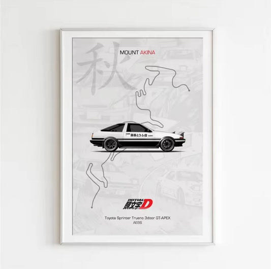 Mount Akina: The Ghost of Akina – Premium Wall Art