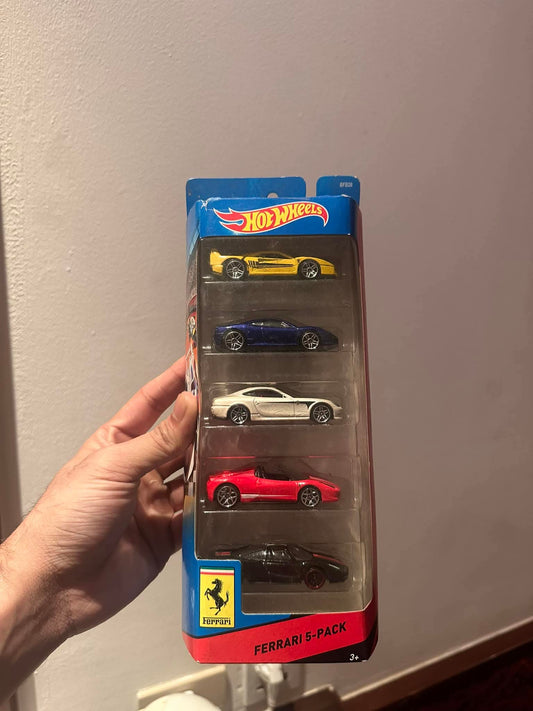 Hotwheels Old Release Ferrari 5 Pack