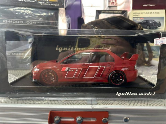 Ignition Model 1/18 Mitsubishi Lancer Evolution IX MR (CT9A) – Red (IG2374)