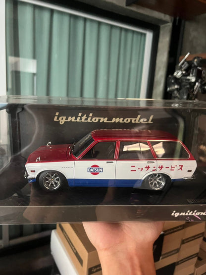 Ignition Model 1/18 Datsun Bluebird (510) Wagon – Nissan Service Livery