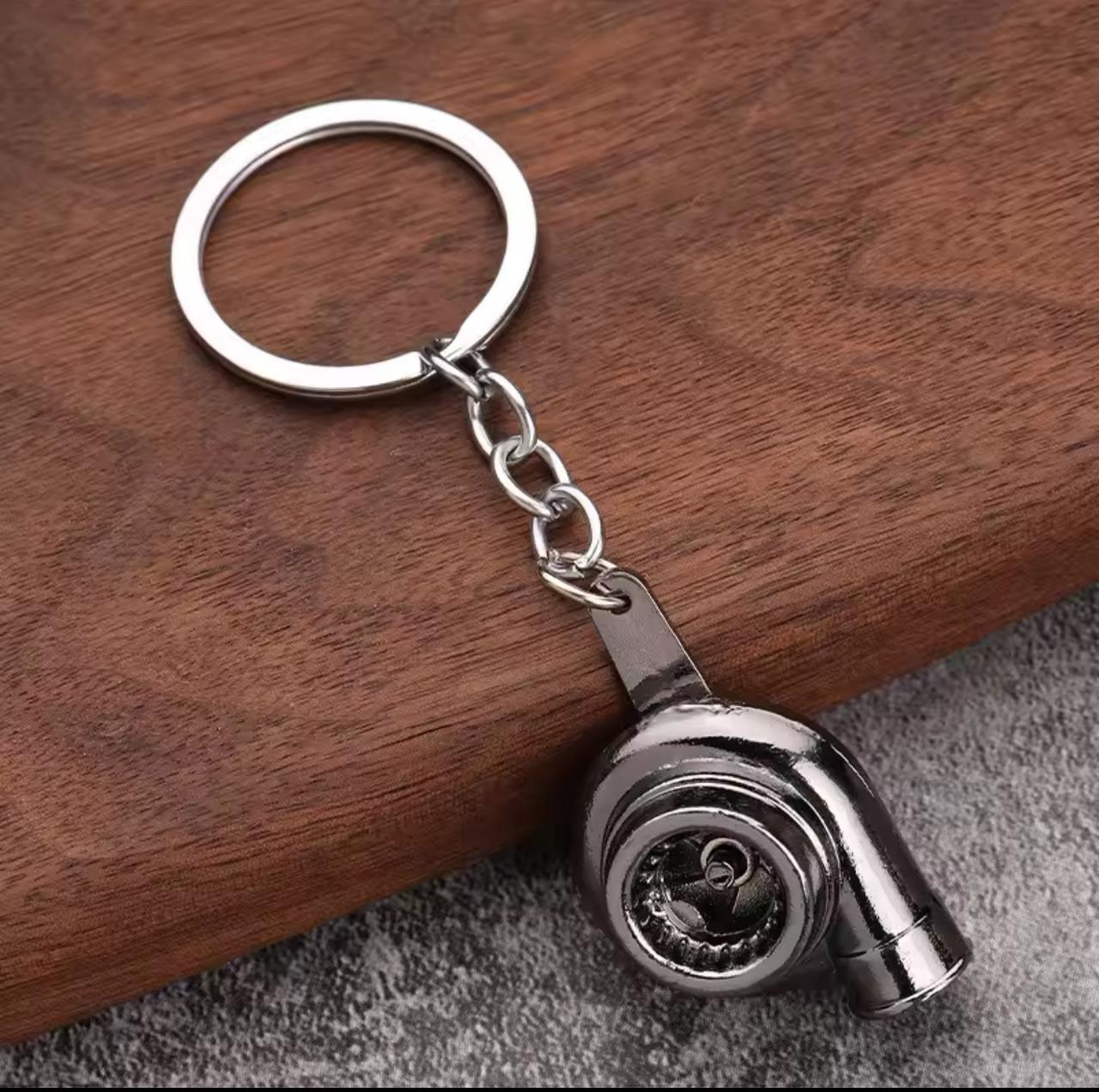 Precision Turbocharger Keychain (Dark Grey)
