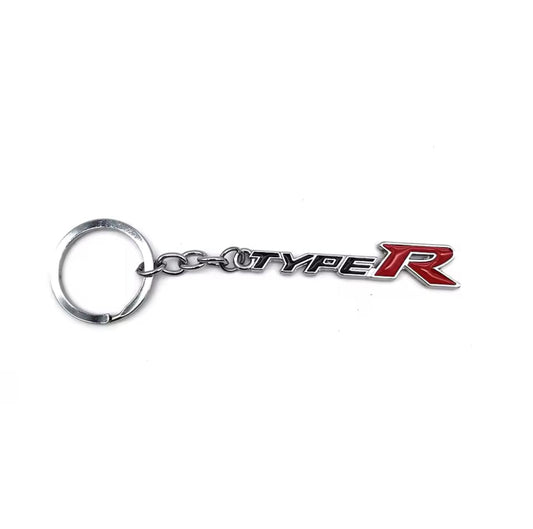Iconic "Type R" Red Badge Metal Keychain